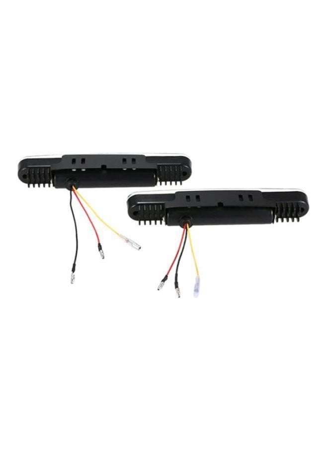 NIBEMINENT - 2-Piece 30 LEDs Car Daylight Lamp With Turn Signal Indicators Lights - Image 1