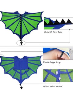Generic Dinosaur Cape for Kids, Dinosaur Wings Costume, with Dinosaur Mask, Kids Dragon Cape, for Kids Dress Up for Boys Cosplay, Themed Party and Fancy Dress, for 4-9 Years  - Image 3
