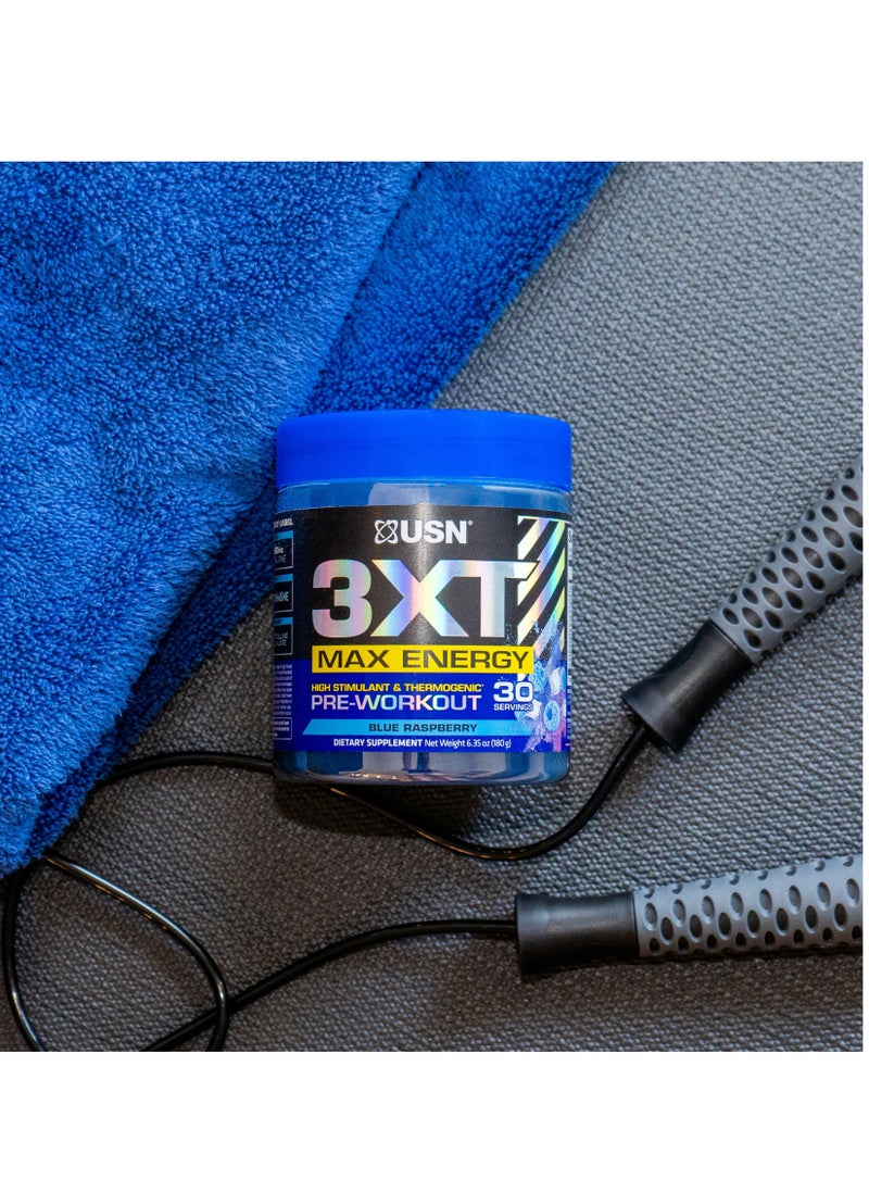 USN - USN 3xt Max Energy Blue Raspberry 30 servings - Image 1