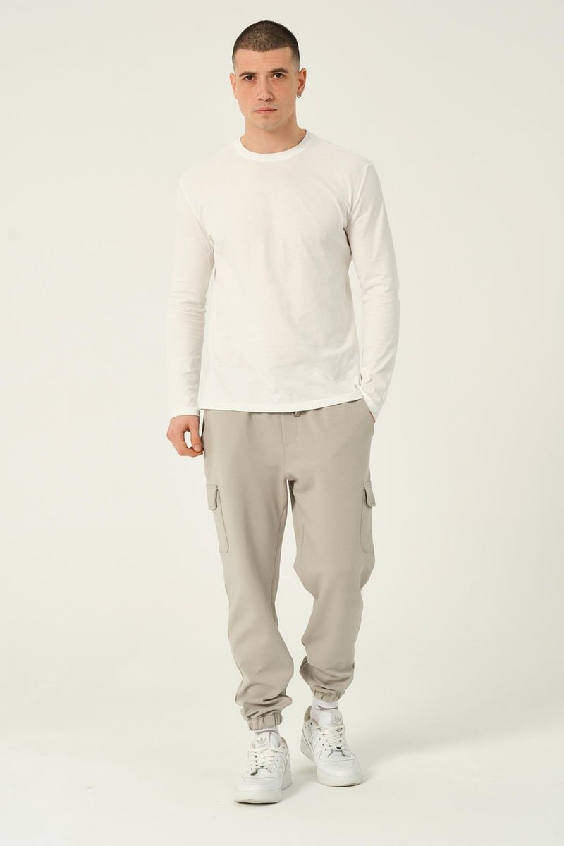 RICH Men's Cargo Pants Scuba Sweatpants  - Image 1