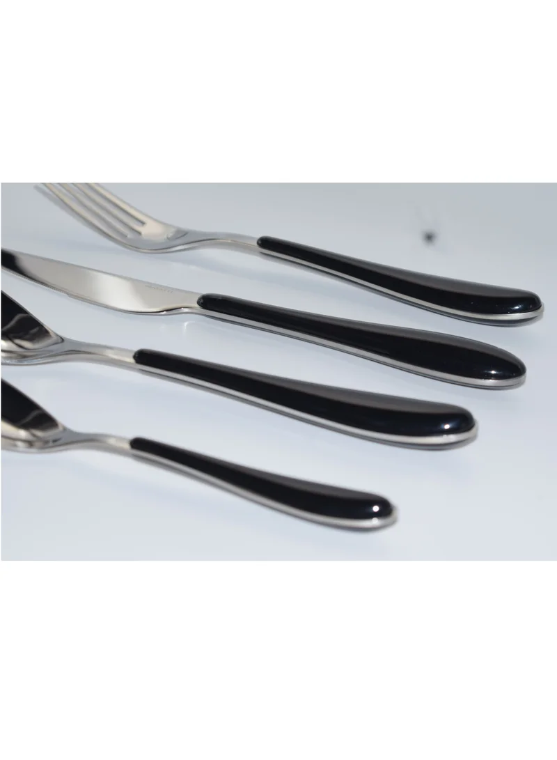 Bugatti Casa Bugatti GIOIA- 24 Piece Black Acrylic Handle