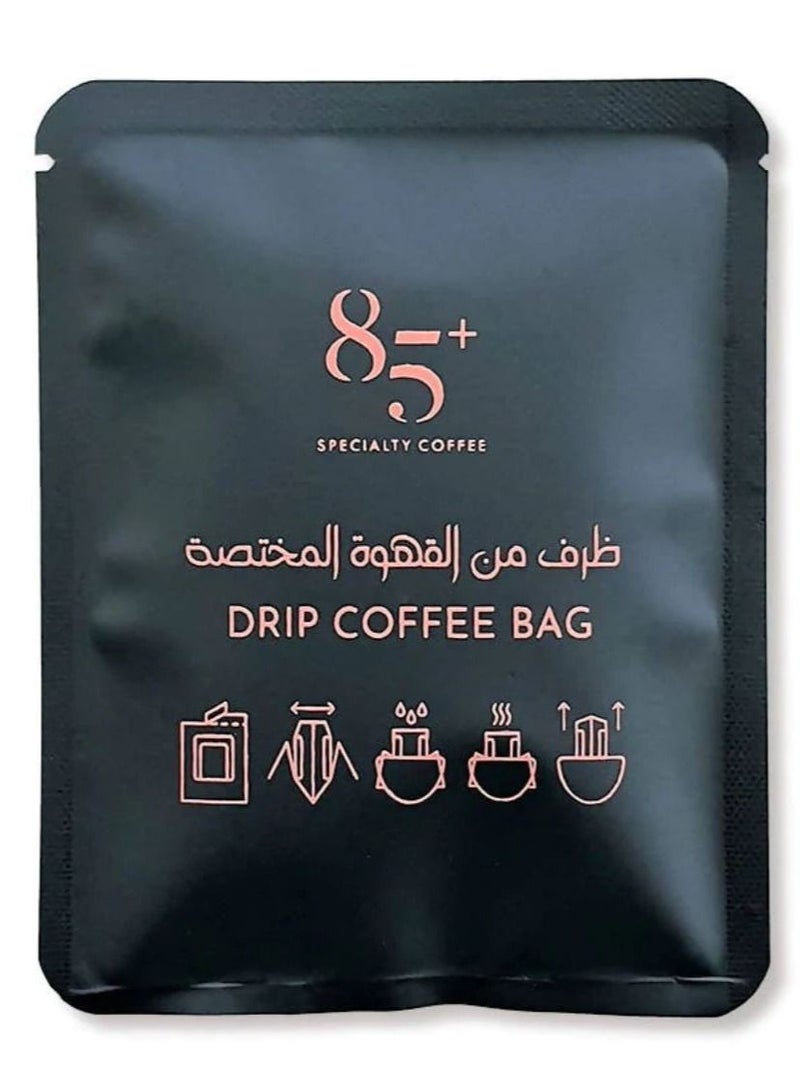 85+ SPECIALTY COFFEES Rwanda, Coffee Drip Bags (8 packets) - Image 1