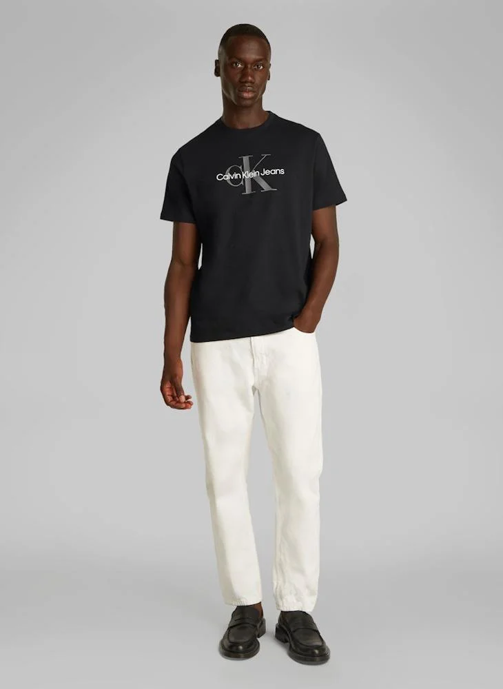 Calvin Klein Jeans Logo Print Crew Neck T-Shirt