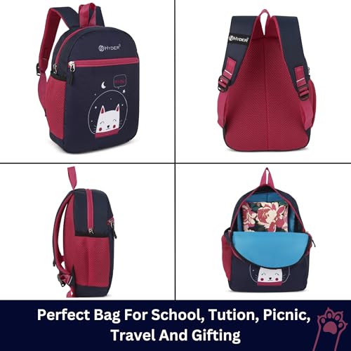 HYDER Kids 10L Cartoon Printed Best Stylish Lightweight Spacious Waterproof Casual/Picnic/School Bag/Backpack for Children Boys And Girls (Kitty) - Image 2