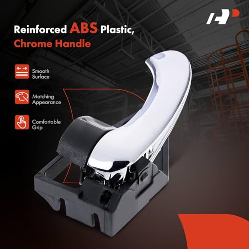 A-Premium Front or Rear Left Driver Side Interior Door Handle Compatible with Toyota Camry 2007-2011, RAV4 2006-2012, Black and Chrome, Replace# 69206-06050-C0, 69206-33100-C0 - Image 3