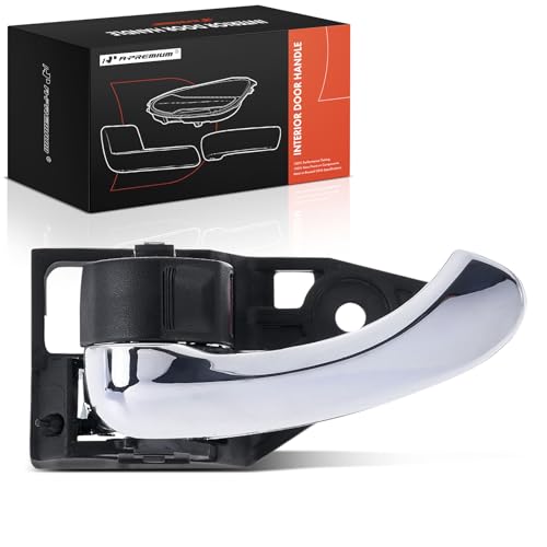 A-Premium Front or Rear Left Driver Side Interior Door Handle Compatible with Toyota Camry 2007-2011, RAV4 2006-2012, Black and Chrome, Replace# 69206-06050-C0, 69206-33100-C0 - Image 1