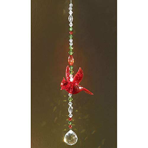 Bits and Pieces - Cardinal Prism Sun Catcher - Stunning Window Ornament Decoration - Image 2