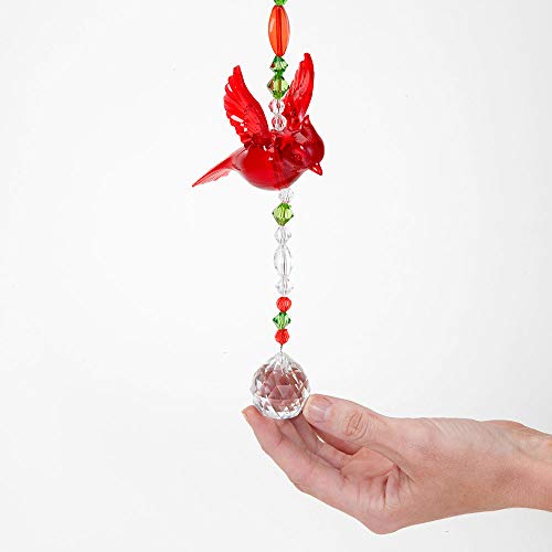 Bits and Pieces - Cardinal Prism Sun Catcher - Stunning Window Ornament Decoration - Image 3