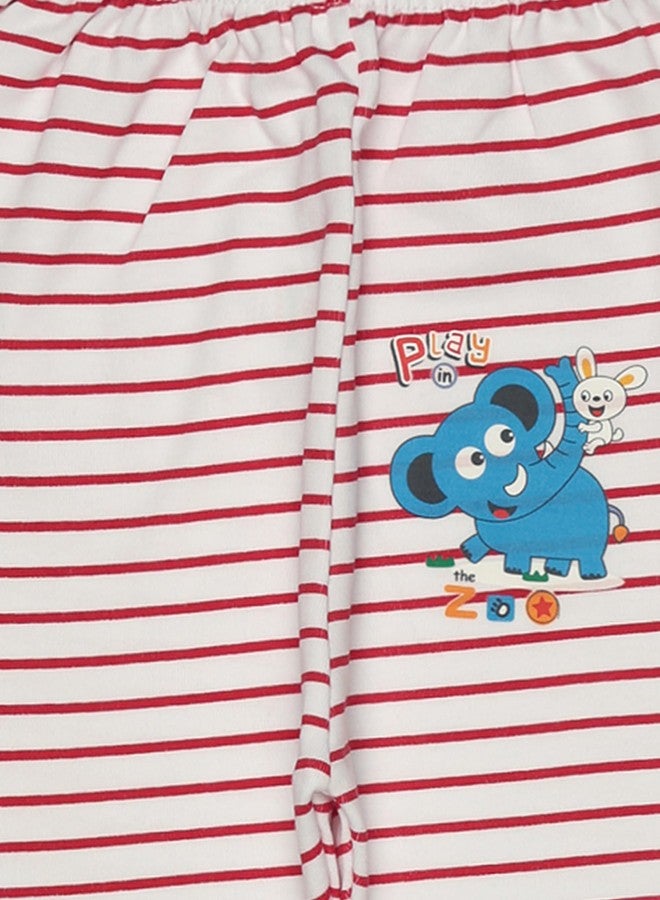 BODYCARE Baby Striped Pajami Pack of 3 - Assorted….. White - Image 3