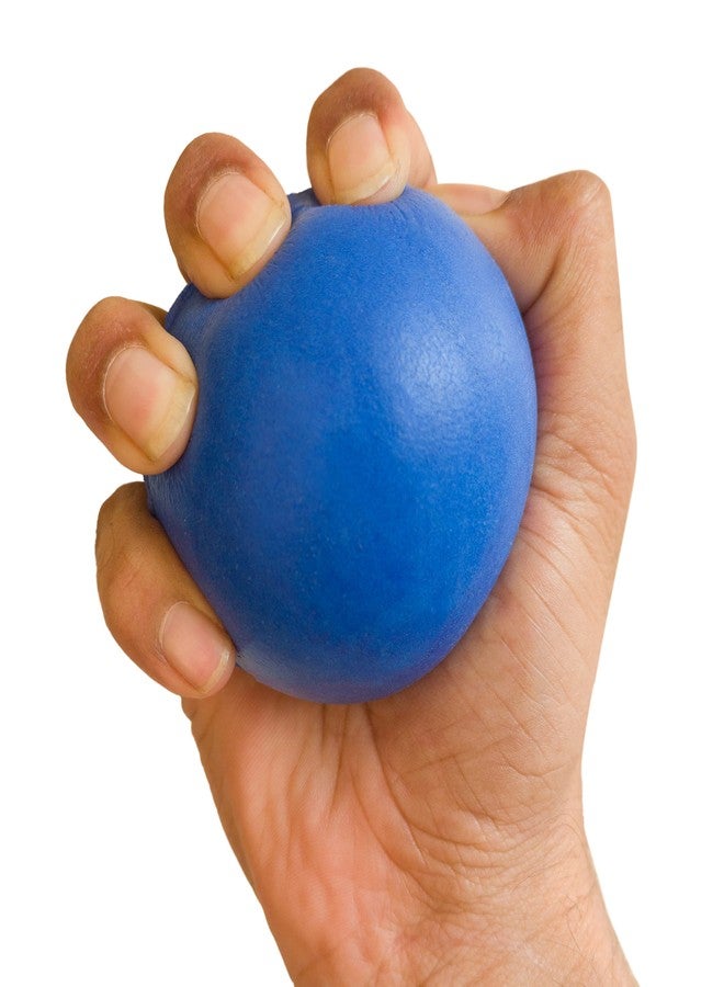 SREE FOAMS كرة تمارين اليد للعلاج الطبيعي من SREE FOAMS (أحمر، أزرق 7 سم) / كرة ناعمة من البولي يوريثان / كرة تمارين تدليك اليوغا / علاج اليد وإعادة تأهيل قبضة الأصابع - Image 4