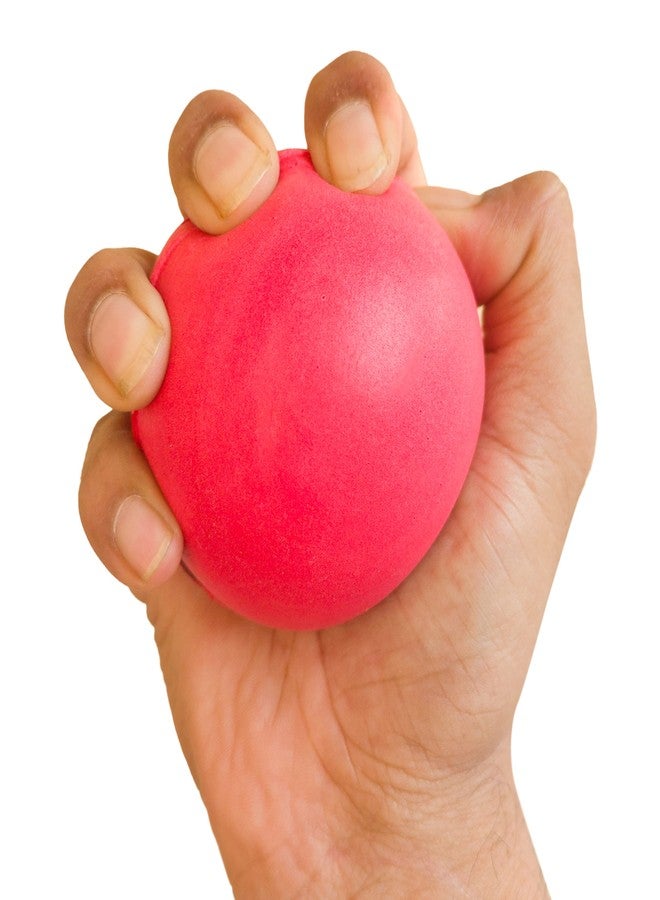 SREE FOAMS كرة تمارين اليد للعلاج الطبيعي من SREE FOAMS (أحمر، أزرق 7 سم) / كرة ناعمة من البولي يوريثان / كرة تمارين تدليك اليوغا / علاج اليد وإعادة تأهيل قبضة الأصابع - Image 3