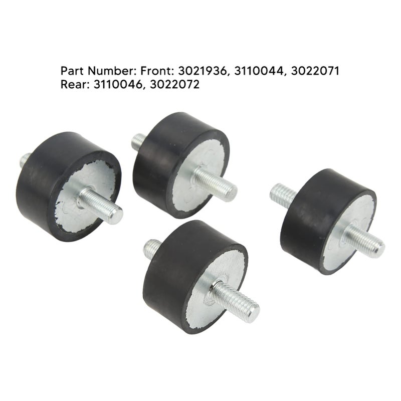 4PCS Anti Vibration Engine Isolator Mount Set Galvanized Iron and Rubber Replacement - Image 5