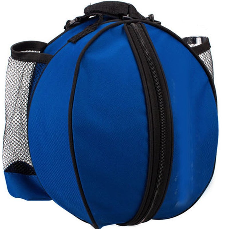 TINTON LIFE Basketball Bag with Adjustable Shoulder Strap Portable Football Soccer Volleyball Carrier Holder (Blue) . - Image 3
