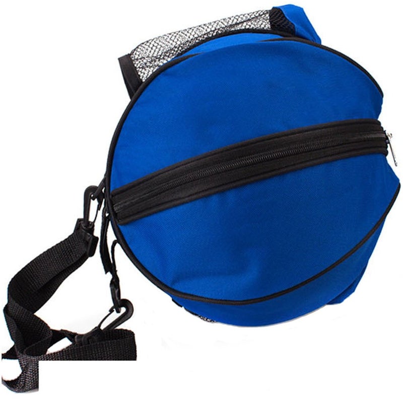 TINTON LIFE Basketball Bag with Adjustable Shoulder Strap Portable Football Soccer Volleyball Carrier Holder (Blue) . - Image 1