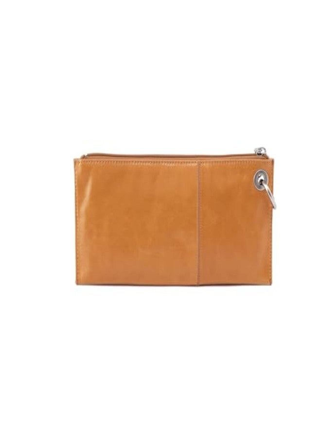 HOBO Vida Leather Wristlet Wallets for Women with Card Slots & Zip Pocket - Clutch Purses with Wristlet Strap, 100% Leather, Handcrafted Design - Natural - Image 3