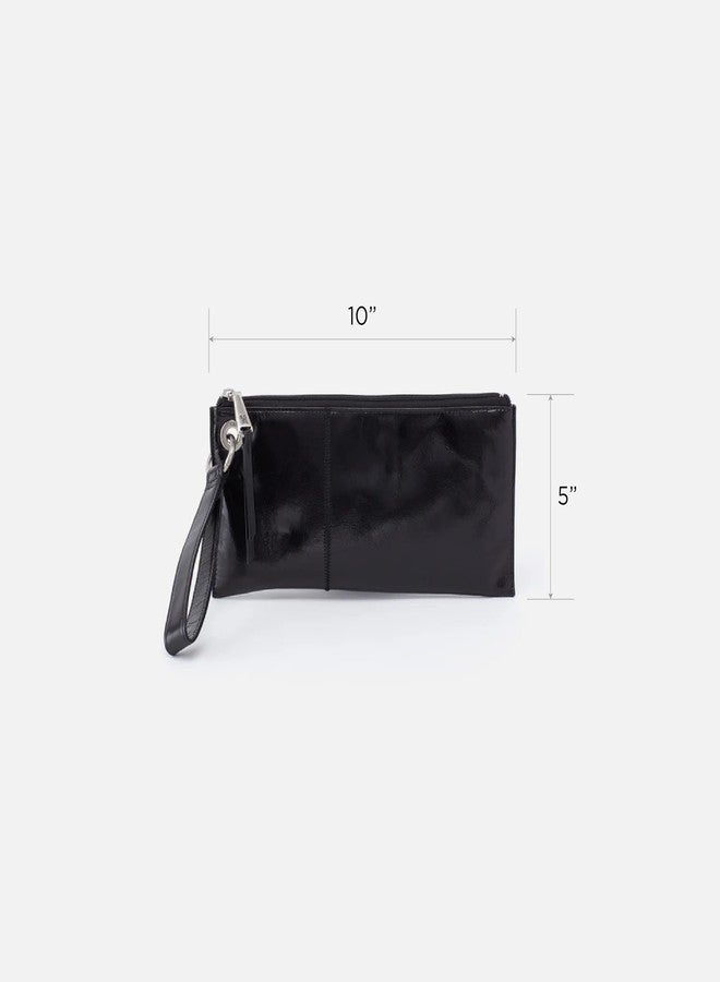 HOBO Vida Leather Wristlet Wallets for Women with Card Slots & Zip Pocket - Clutch Purses with Wristlet Strap, 100% Leather, Handcrafted Design - Natural - Image 5