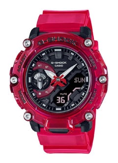 Casio Men Watch G-Shock Digital Analog Black Dial Resin Band GA-2200SKL-4ADR.