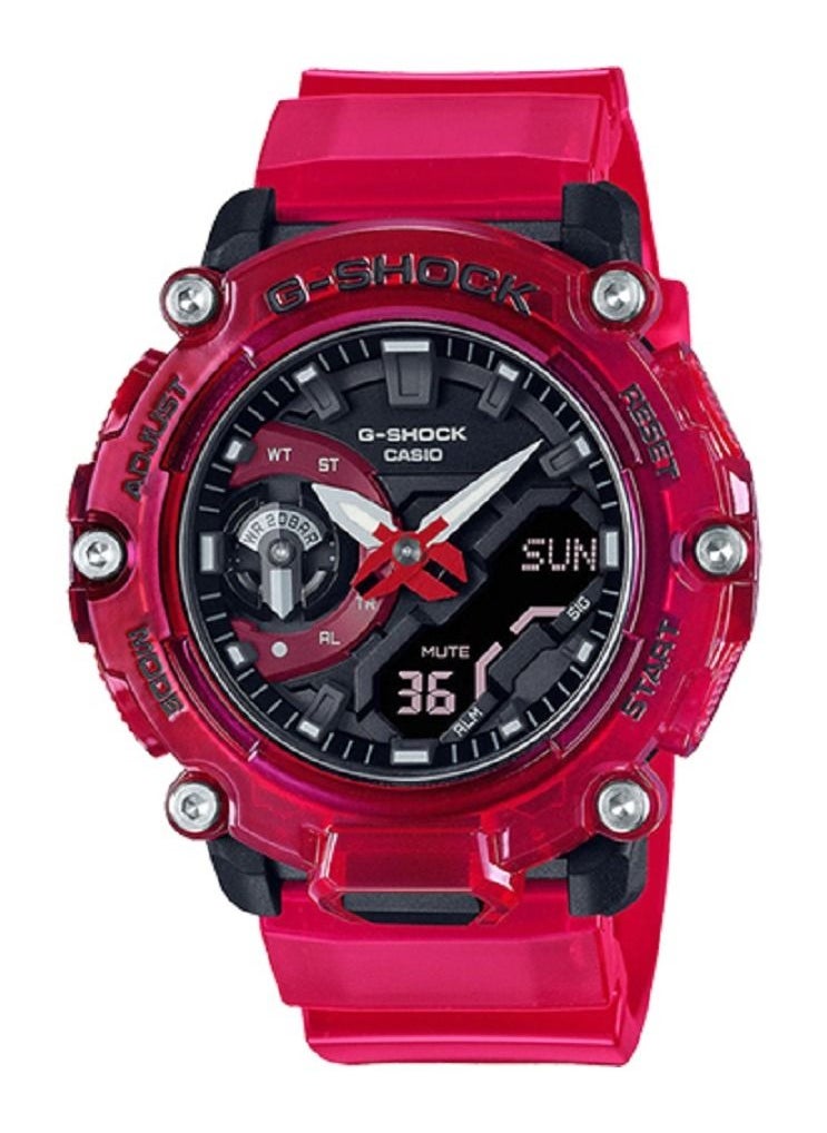 CASIO - Casio Men Watch G-Shock Digital Analog Black Dial Resin Band GA-2200SKL-4ADR. - Image 1