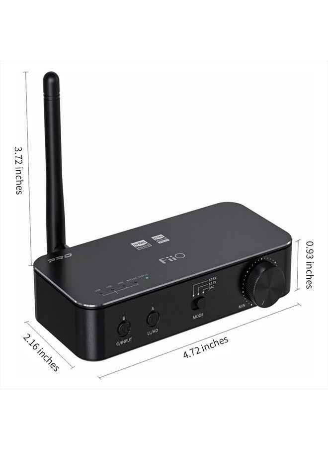 FiiO - BTA30PRO Bluetooth Receiver Portable Transmitter Stereo Wireless High Resolution aptX/LDAC DSD256 Optical/Coaxial/Line-Out for PC/TV/Speaker/Home Audio - Image 1