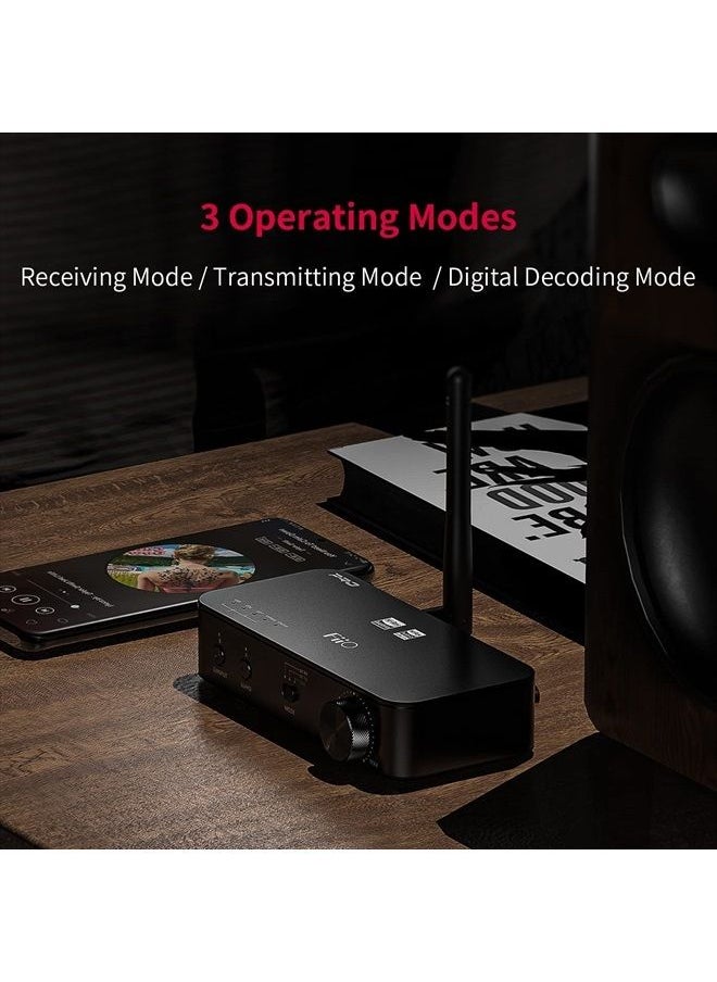 FiiO - BTA30PRO Bluetooth Receiver Portable Transmitter Stereo Wireless High Resolution aptX/LDAC DSD256 Optical/Coaxial/Line-Out for PC/TV/Speaker/Home Audio - Image 1