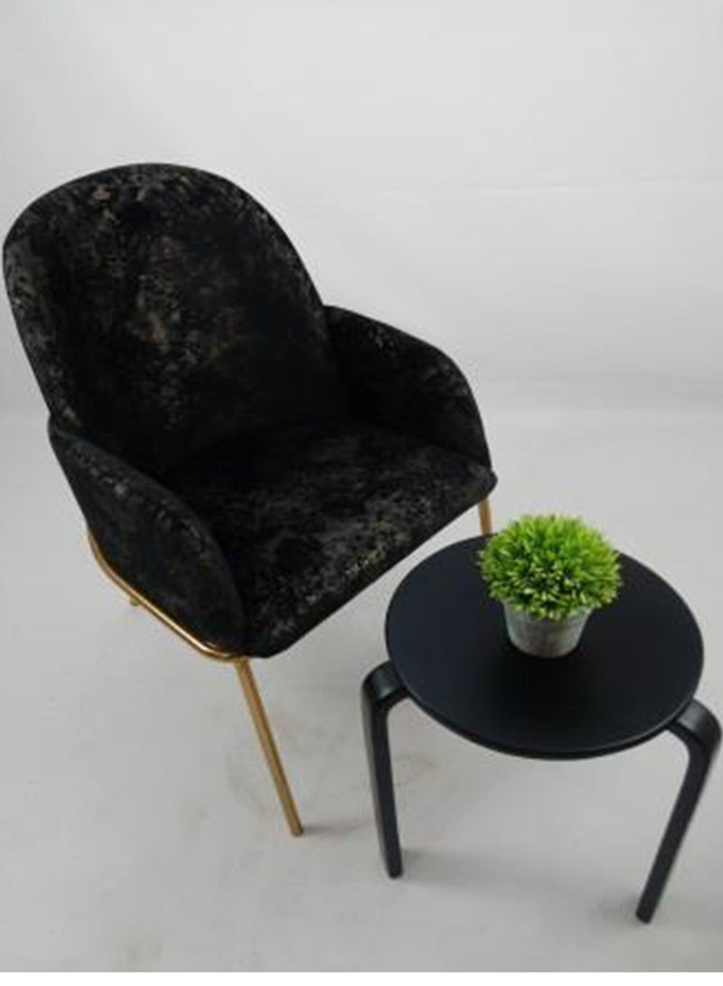 مدى ستور كرسي سفرة جلد  لون اسود