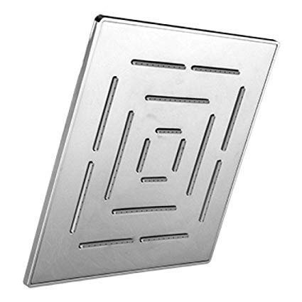 SBD 8 inch Stainless Steel Square Maze Shower Head Steel Grade 304Series SUPER HEAVY - Image 1