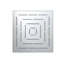 SBD 8 inch Stainless Steel Square Maze Shower Head Steel Grade 304Series SUPER HEAVY - Image 2