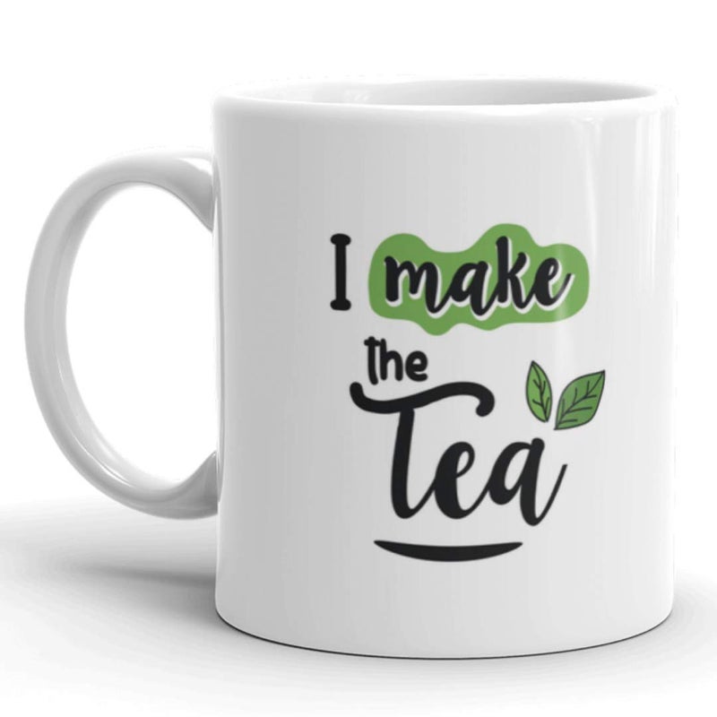 Oye Happy Chai Wala Ceramic Mugs - Set of 2, Multicolour, 330ml - Image 2