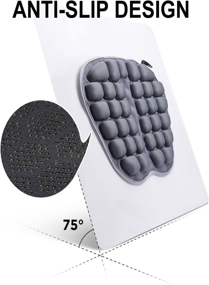 GGOOT Inflatable Seat Cushion for Long Sitting,Inflatable Motorcycle Seat Cushion | Breathable Motorcycle Seat Pad for Office Chair - Image 5