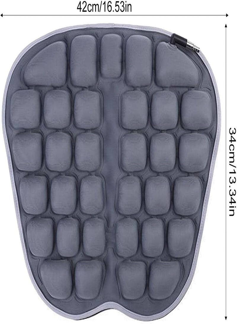 GGOOT Inflatable Seat Cushion for Long Sitting,Inflatable Motorcycle Seat Cushion | Breathable Motorcycle Seat Pad for Office Chair - Image 4