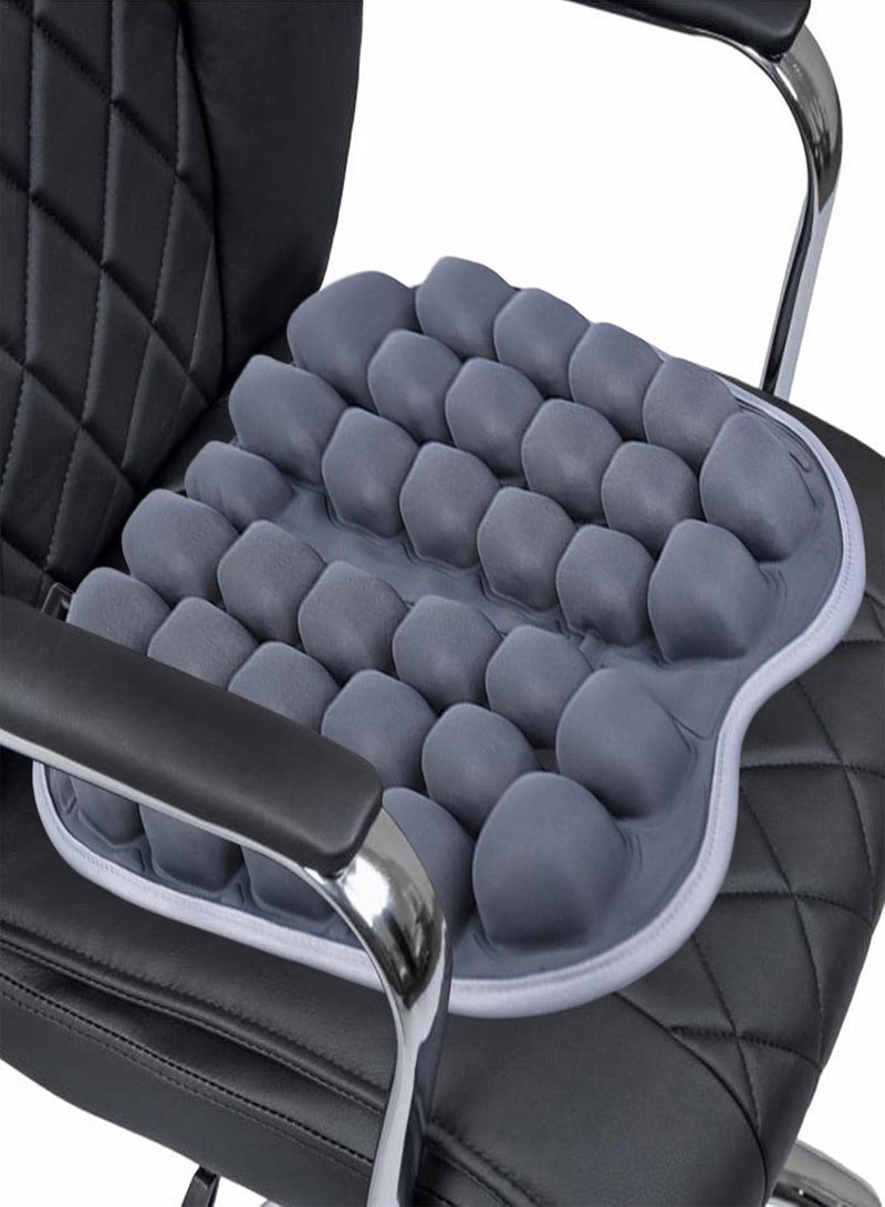 GGOOT Inflatable Seat Cushion for Long Sitting,Inflatable Motorcycle Seat Cushion | Breathable Motorcycle Seat Pad for Office Chair - Image 1