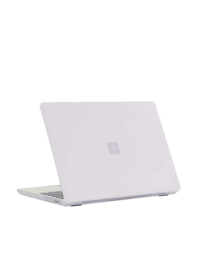 Protective Case for 13.5 inch Microsoft Surface Laptop 5 4/3(2022/2021/2019) with Metal Palm Rest,Heavy Duty Shockproof Protective Hard Shell Cover --Frosted Transparent - Image 1