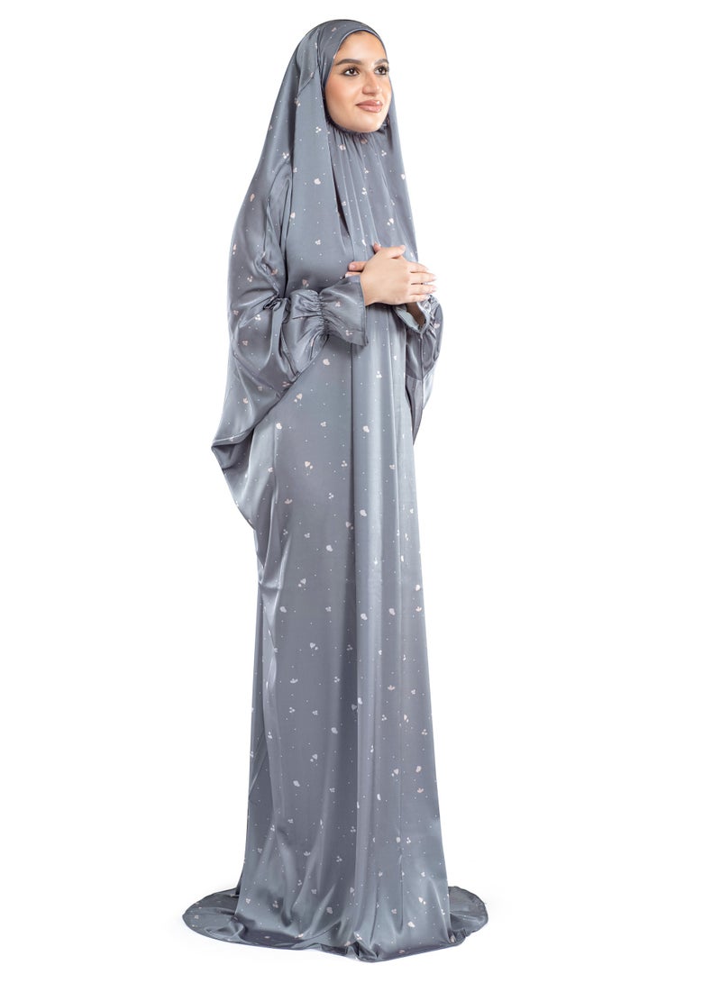 اربن رجز Stone Satin Islamic Prayer Wear - Image 2