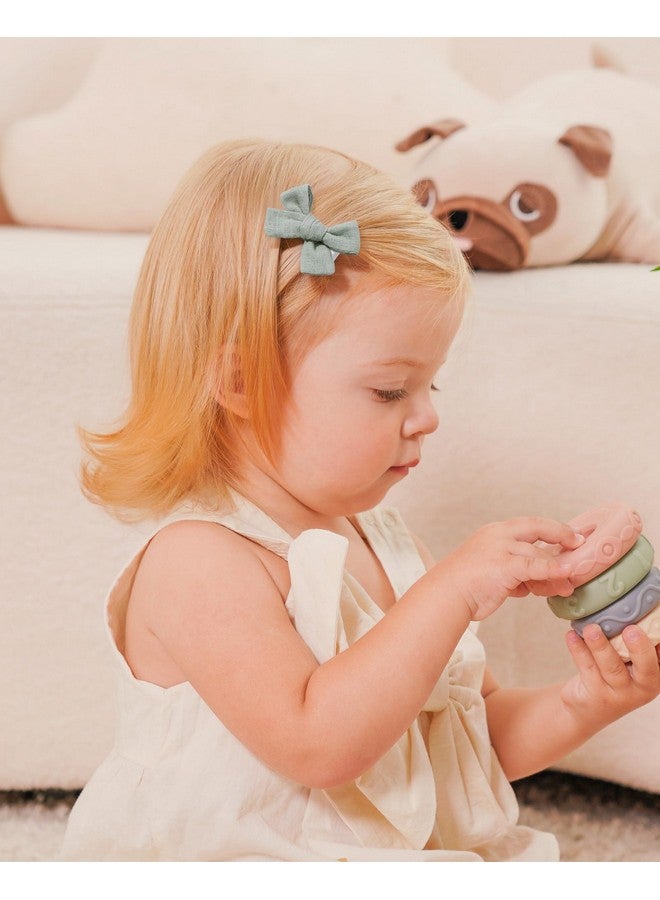 چولي بوز مشابك شعر صغيرة مبطنة للأطفال والرضع والأطفال الصغار والفتيات والمراهقات - 40 قطعة من مشابك الشعر الصغيرة مقاس 2 بوصة - Image 4