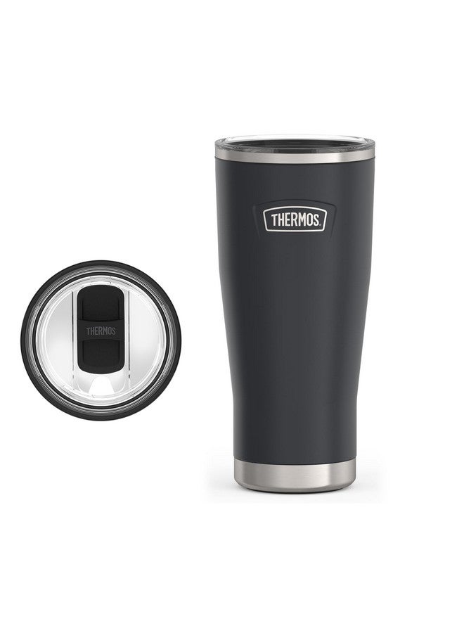 THERMOS THERMOS ICON SERIES Stainless Steel Cold Tumbler with Slide Lock, 24 Ounce, Granite  - Image 1