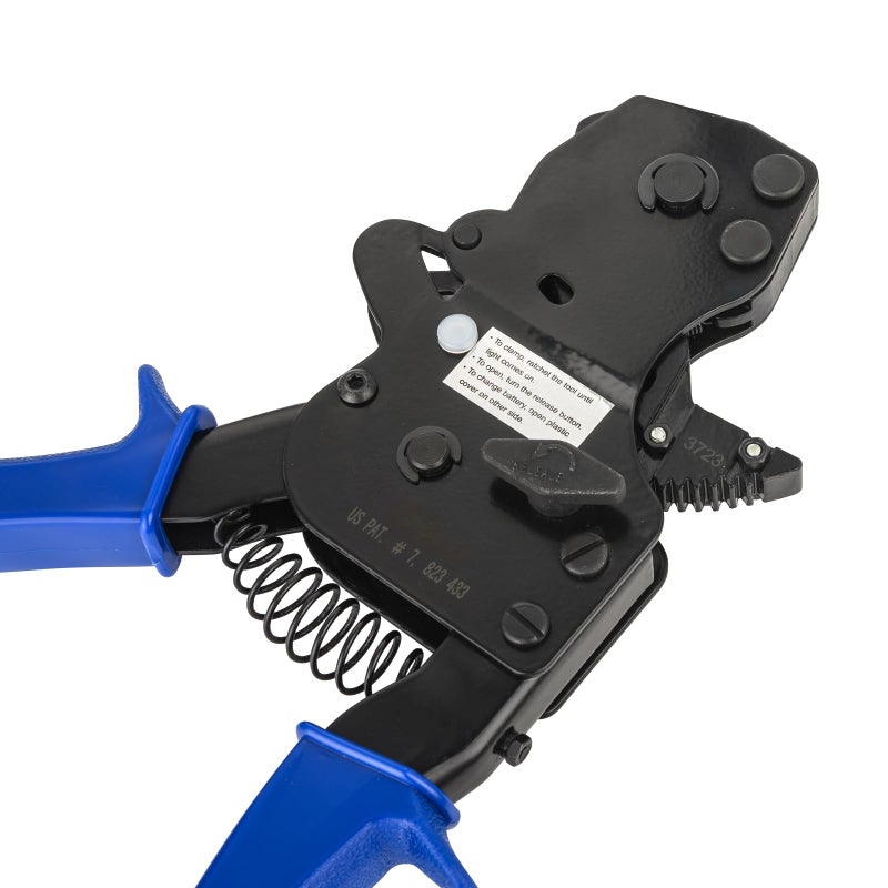 GUOFIS PEX Ratchet Cinch Clamp Tool for Stainless Steel Clamp Rings, One-Hand Ratchet Design Crimper Tool from 3/8", 1/2", 3/4", 5/8" and 1", ASTM2098 - Image 5