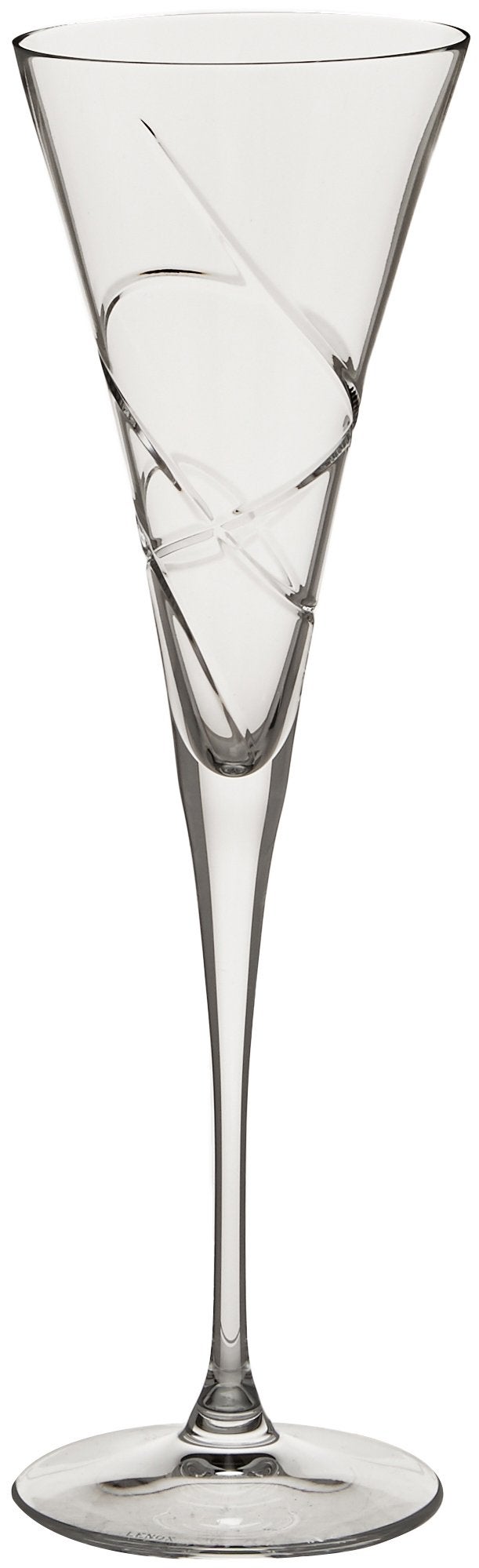 Lenox Adorn Crystal 2-Piece Toasting Flute Set, 2 Count, Clear, 7oz - Image 4