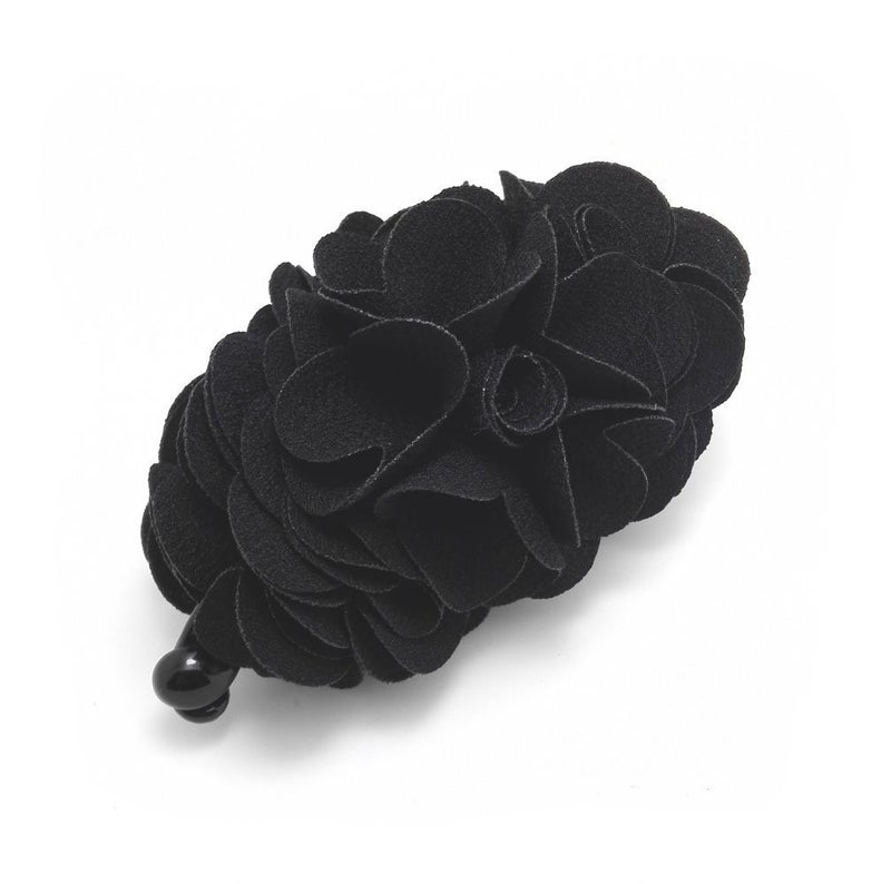 Meilliwish Flowers Rose Hair Clip Ponytail Holder 1 PCSH41Black