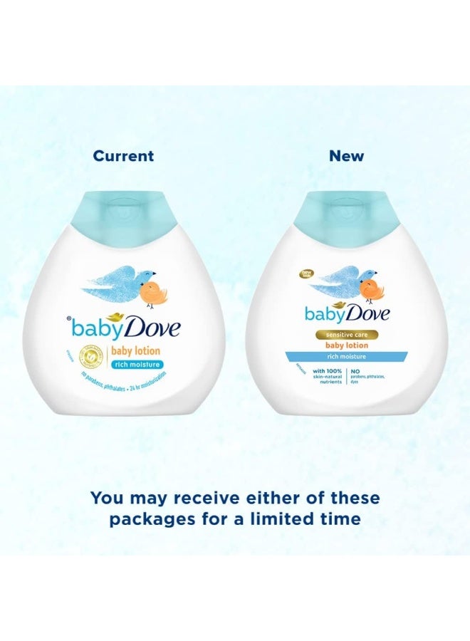 Baby Dove Rich Moisture Nourishing Baby Lotion (200ml) - Image 2