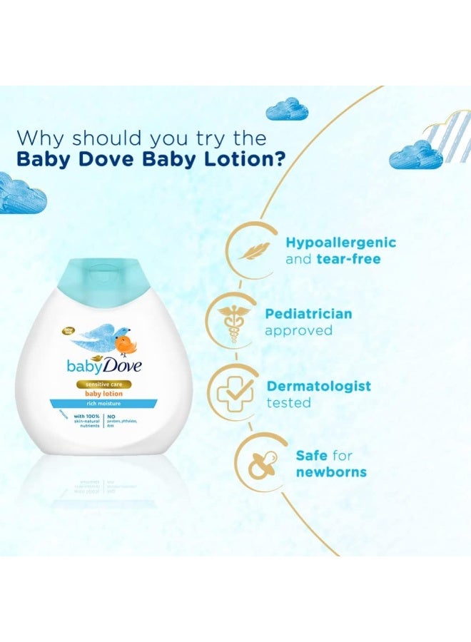 Baby Dove Rich Moisture Nourishing Baby Lotion (200ml) - Image 5