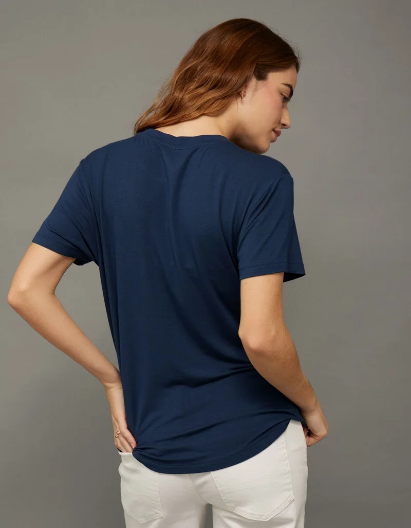 American Eagle  AE Soft & Sexy Classic T-Shirt for Women | Best Price UAE