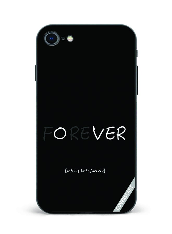 Protective Case Cover For Apple iPhone SE 2020 Forever Design Black