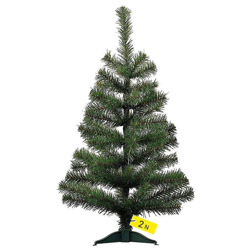 Sai Tradelink 2 Two FEET Christmas Tree with TOP Star and Snow Flake Serial String Lights13 Feet Long 14 Led Flakes Christmas Decoration for Office School House Restaurants Not Include Any Other Ornaments1 - Image 1