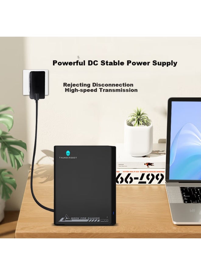 Thunderobot Thunder F330 Youth Edition 16tb Portable Hard Drive 3.5-inch Large Capacity Desktop Storage Type-c High Speed 260m/s External Mechanical Hard Drive For Desktops And Laptops - Image 2