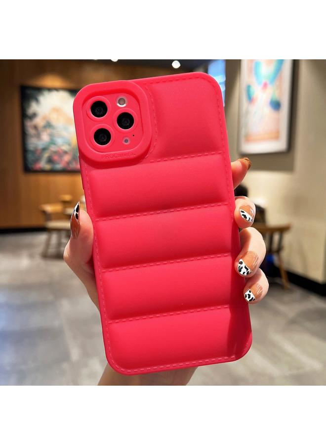 S-TOP Case For iPhone 15 Pro Max Eiderdown Airbag Frosted TPU Phone Case - Image 1