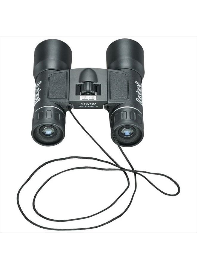 Bushnell - Powerview 10x32 Compact Folding Binocular , Black - Image 1