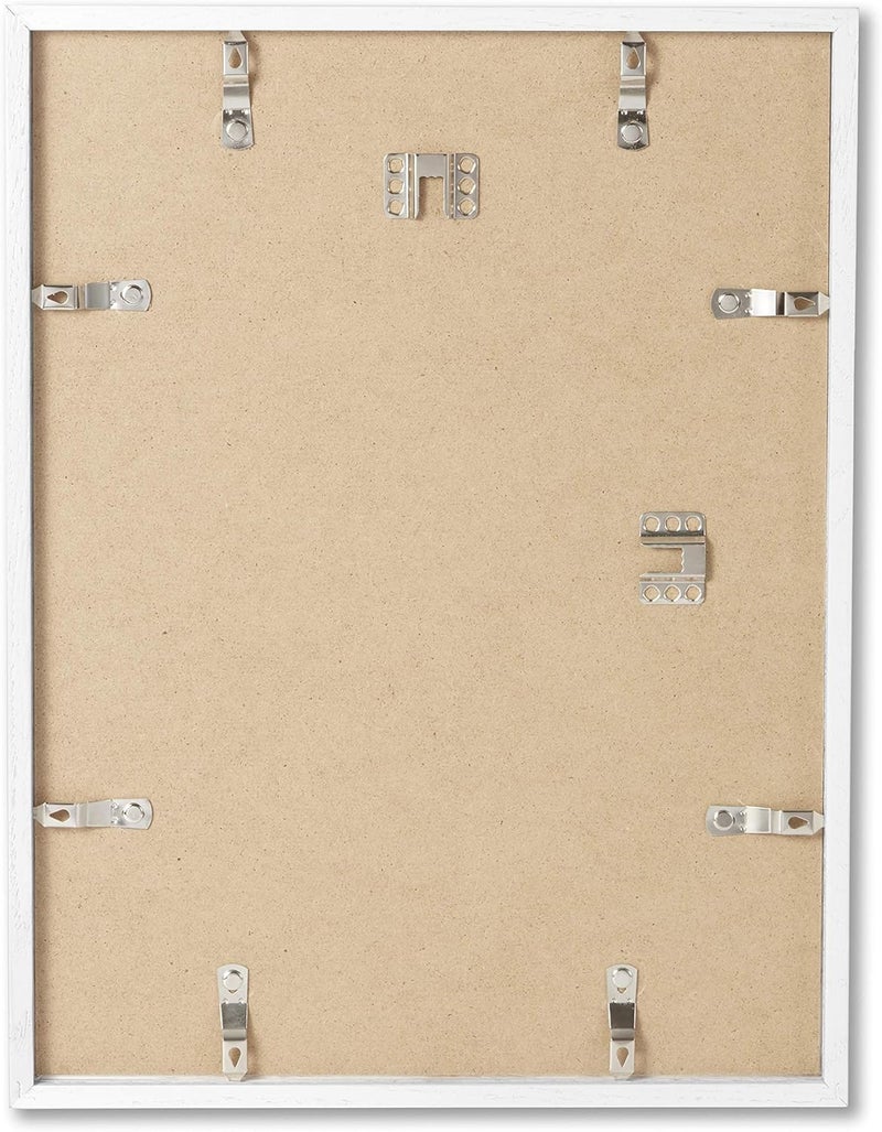 Opposite Wall (12x12 in | 31x31 cm) White Solid Oak Wood Picture Frame Poster Frame Photo Frame - Image 2