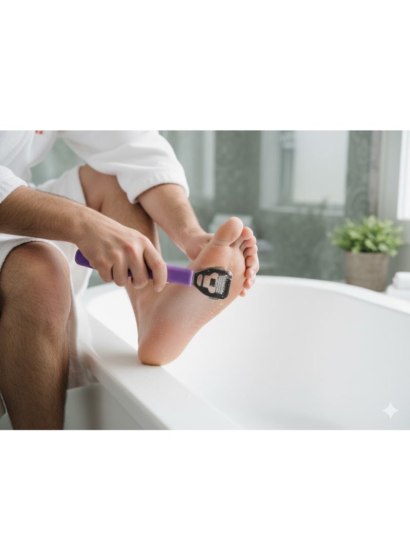 Dead Skin Scrubber with 3 Interchangeable Steel Blades, Multiple Colors Available - Image 3