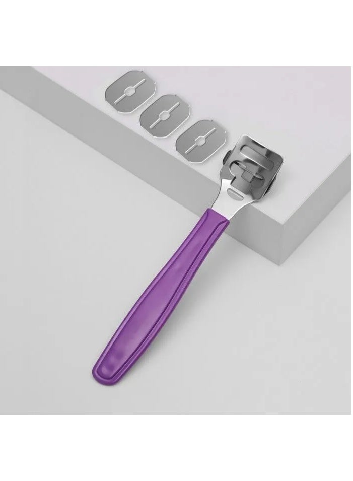 Dead Skin Scrubber with 3 Interchangeable Steel Blades, Multiple Colors Available - Image 2