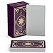 Metaphoracle Create Your Own Oracle Cards DIY Blank Tarot Cards Deck of 80 Blank Oracle Cards with Celestial Gold Foil Design Standard Tarot Card Size 475 inches x 275 inches Purple - Image 2